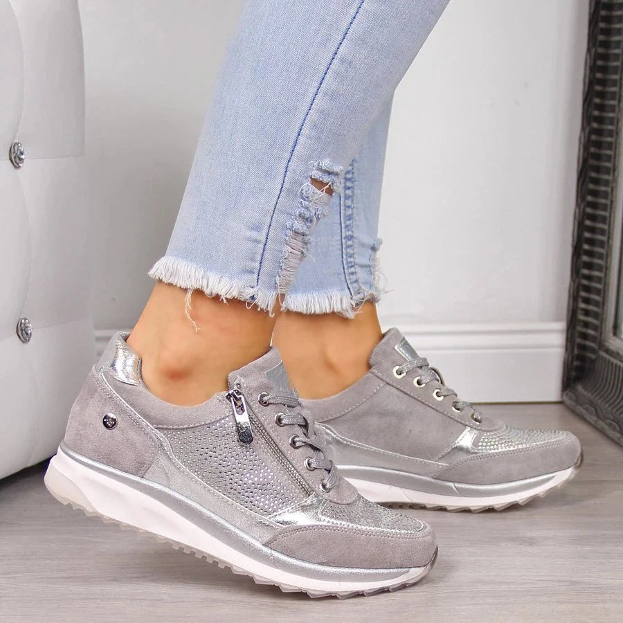 Gabrielle | Women's Zip-Up Orthopedic Sneakers