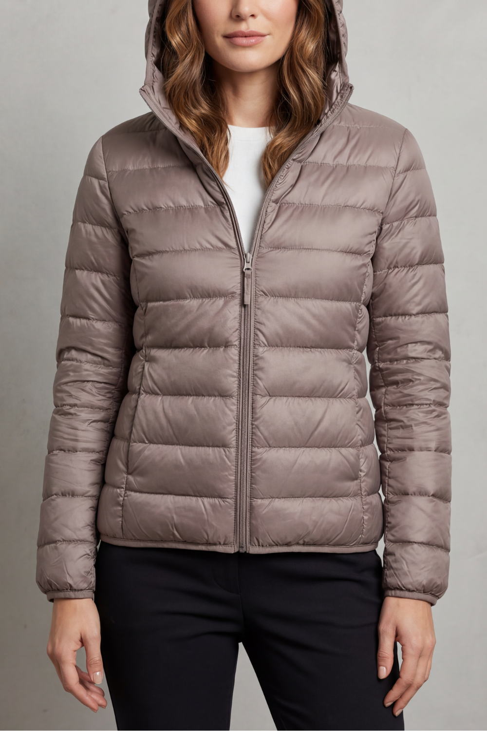 Women's Ultra Light Packable Hooded Puffer Jacket