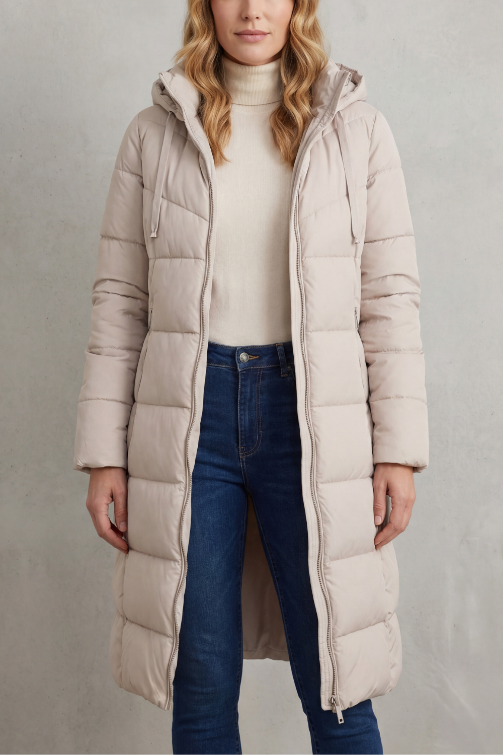 Warm Women’s Longline Puffer Jacket