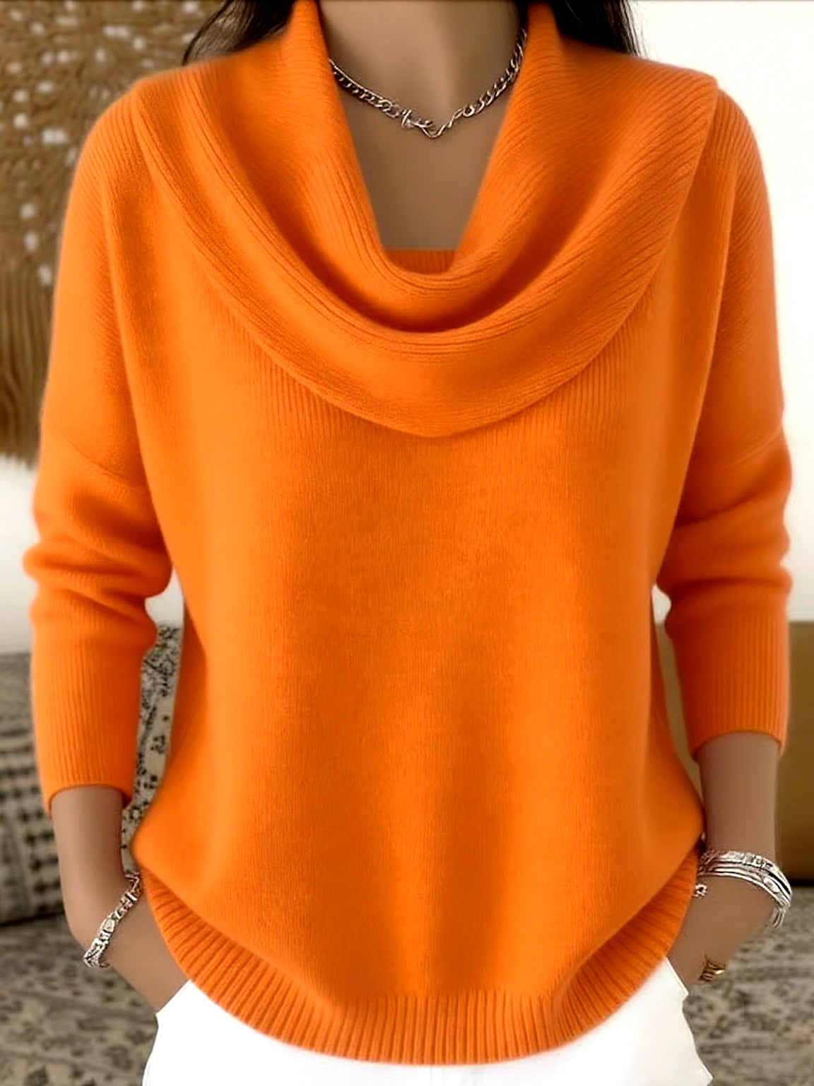 Vivienne | Women's Cowl Neck Sweater