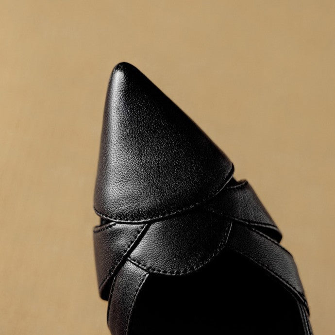 Women's Cutout Leather Pumps