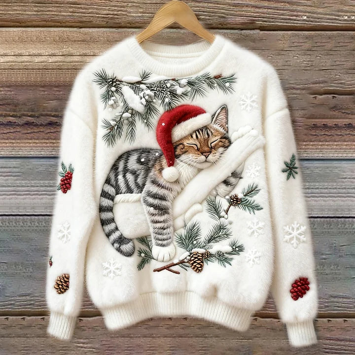 Callie | Christmas Cat Sweater