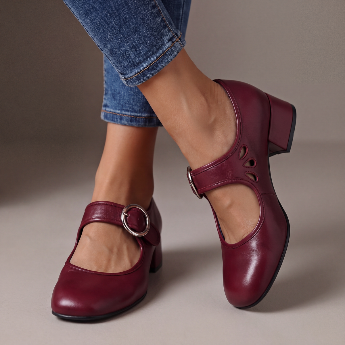 Josephine | Women's Comfort Mary Jane Heels