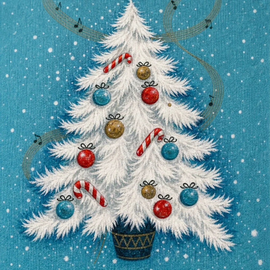 Juniper | Textured Christmas Tree Henley Sweater