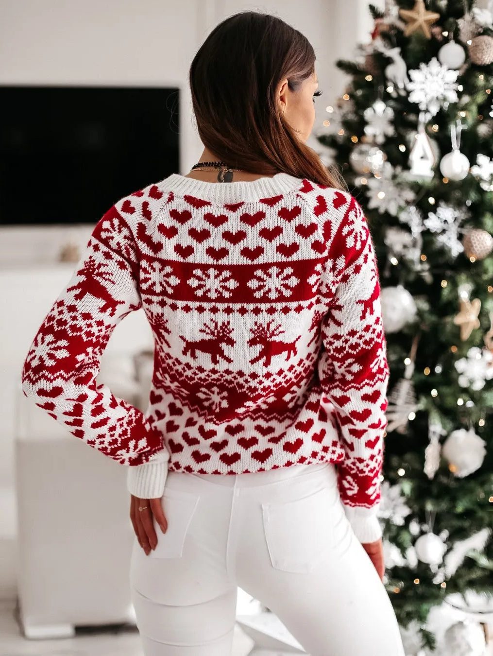 Rowena | Christmas Fair Isle Knit Sweater