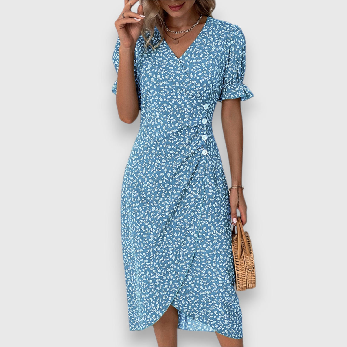 Tessina – Elegant Floral Dress