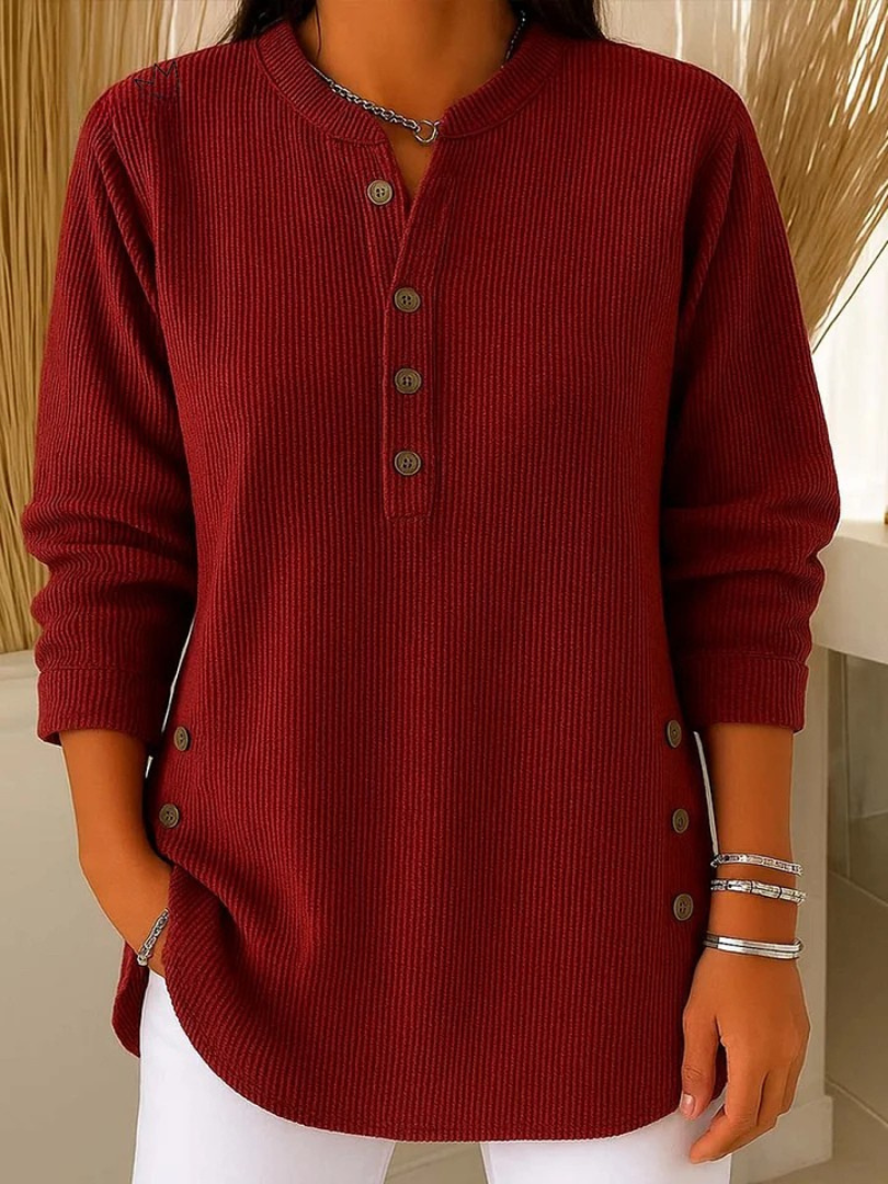 Judith | Women's Button Henley Tunic