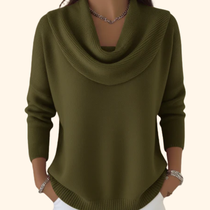 Vivienne | Women's Cowl Neck Sweater