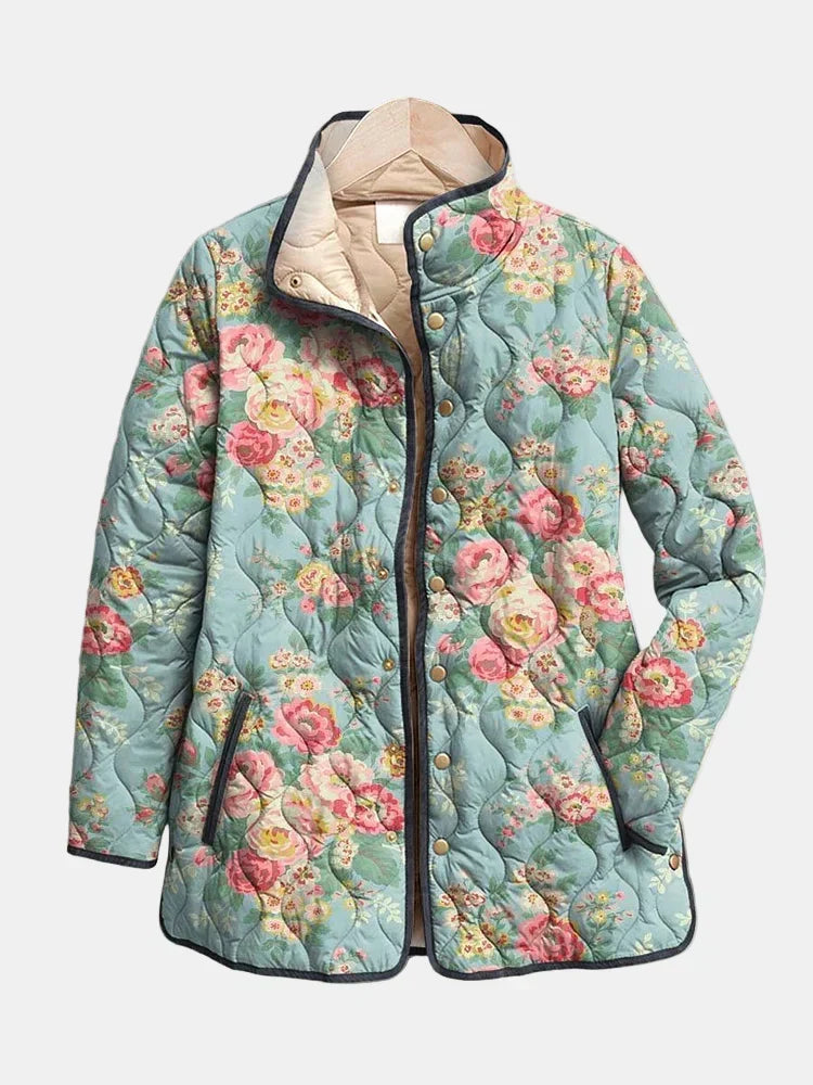 Women's Floral Quilted Jacket