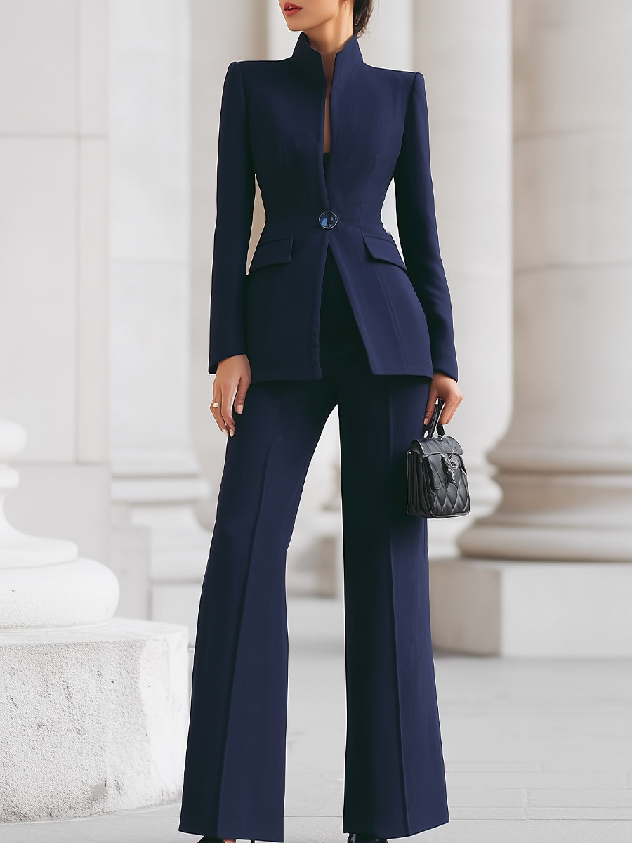 Sharie - Elegant Blazer & Trouser Suit Set