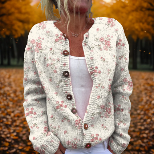 Stella | Women's Pink Rose Cardigan