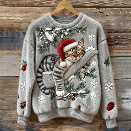 Callie | Christmas Cat Sweater