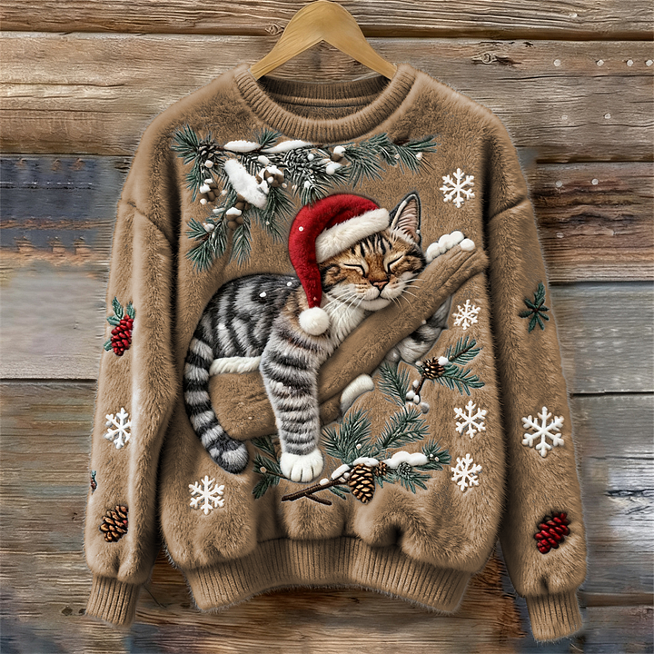 Callie | Christmas Cat Sweater