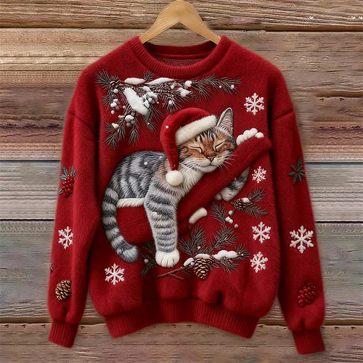 Callie | Christmas Cat Sweater