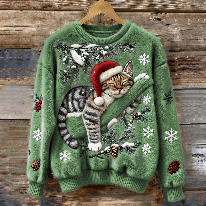 Callie | Christmas Cat Sweater