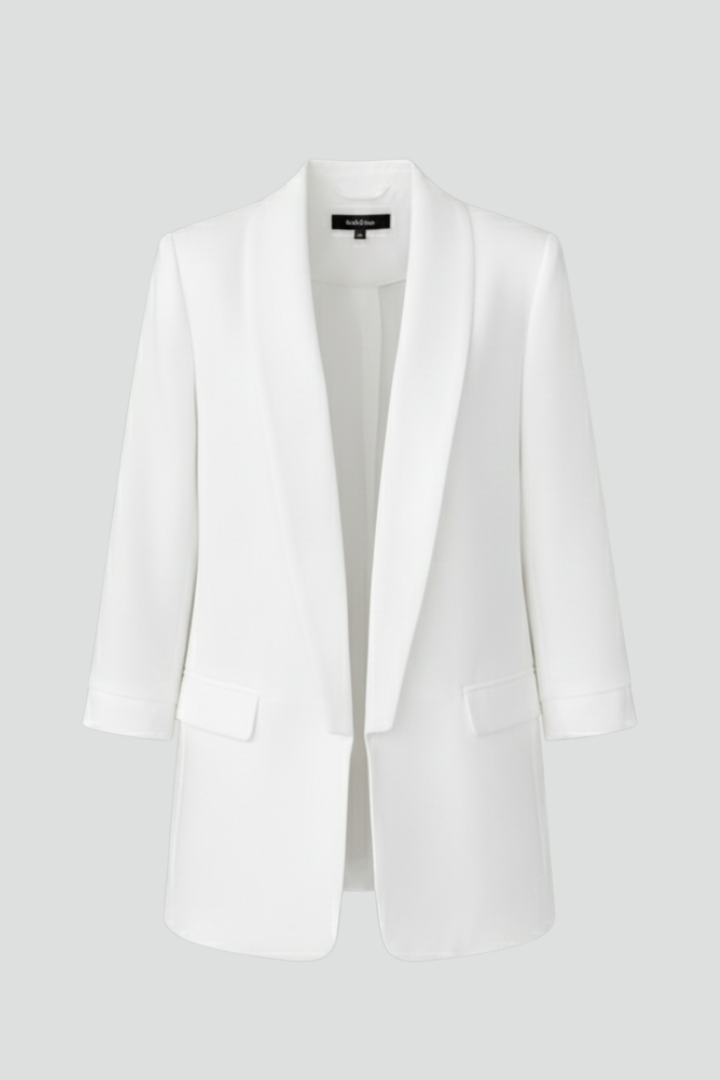 Women's Tailored Wrap Collar Blazer