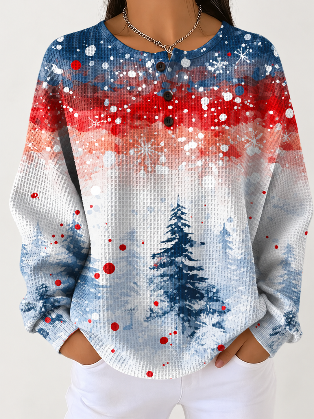Hollis | Pine Tree Christmas Sweater