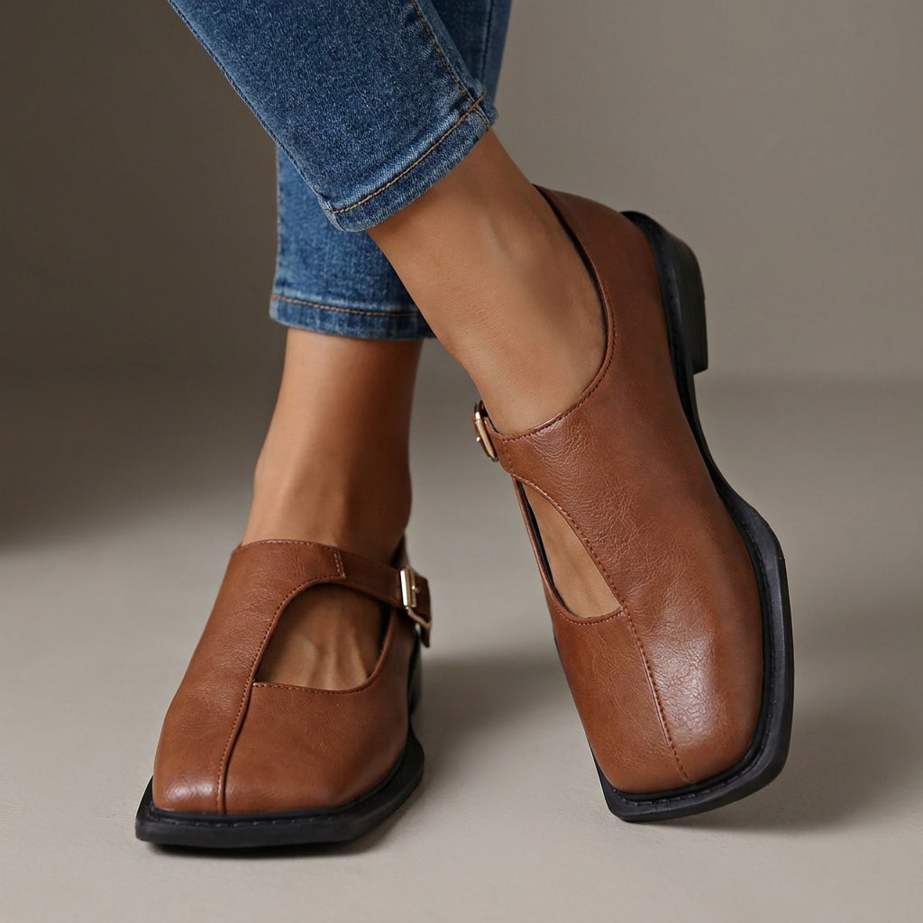 Rosalie | Women's T-Strap Flats
