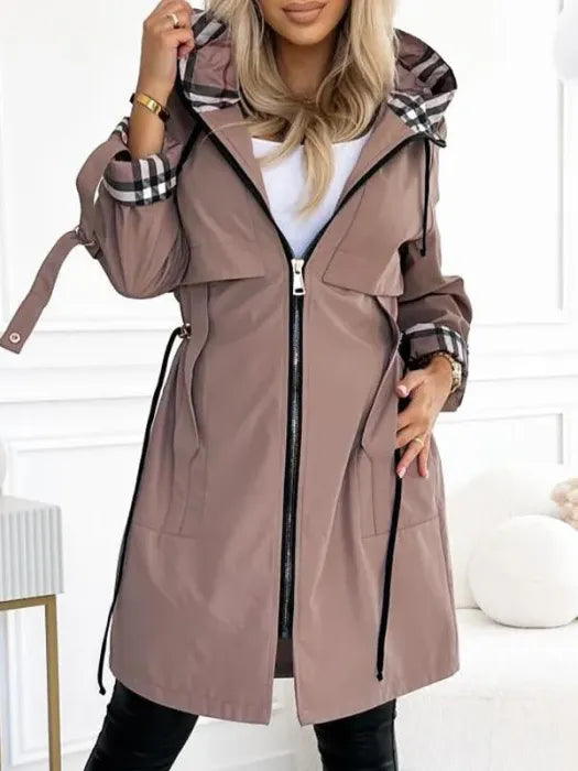 Women's Zip Coat - Waterproof and Windproof