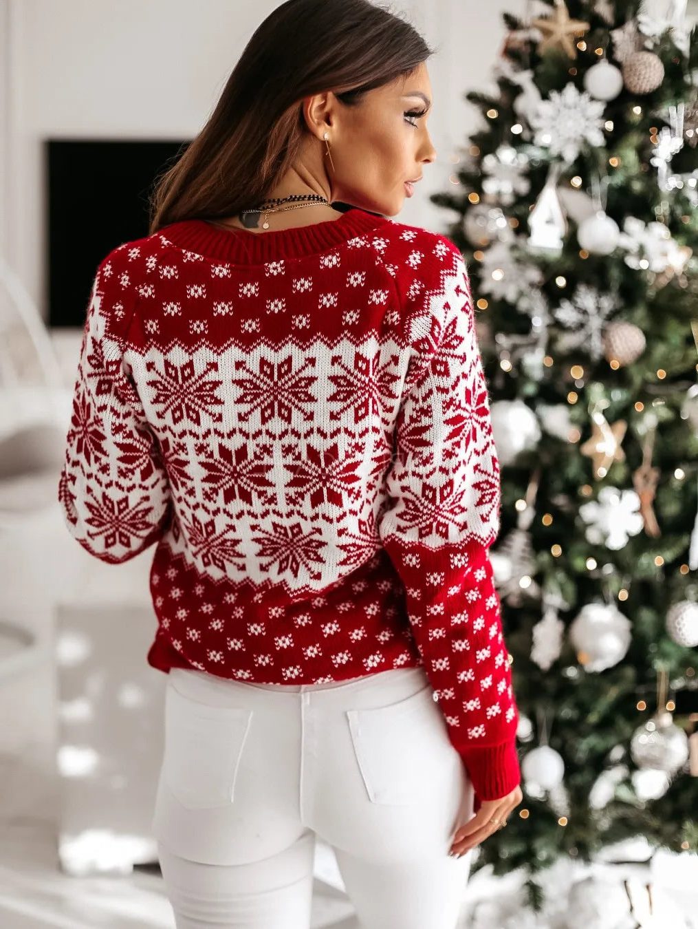 Rowena | Christmas Fair Isle Knit Sweater